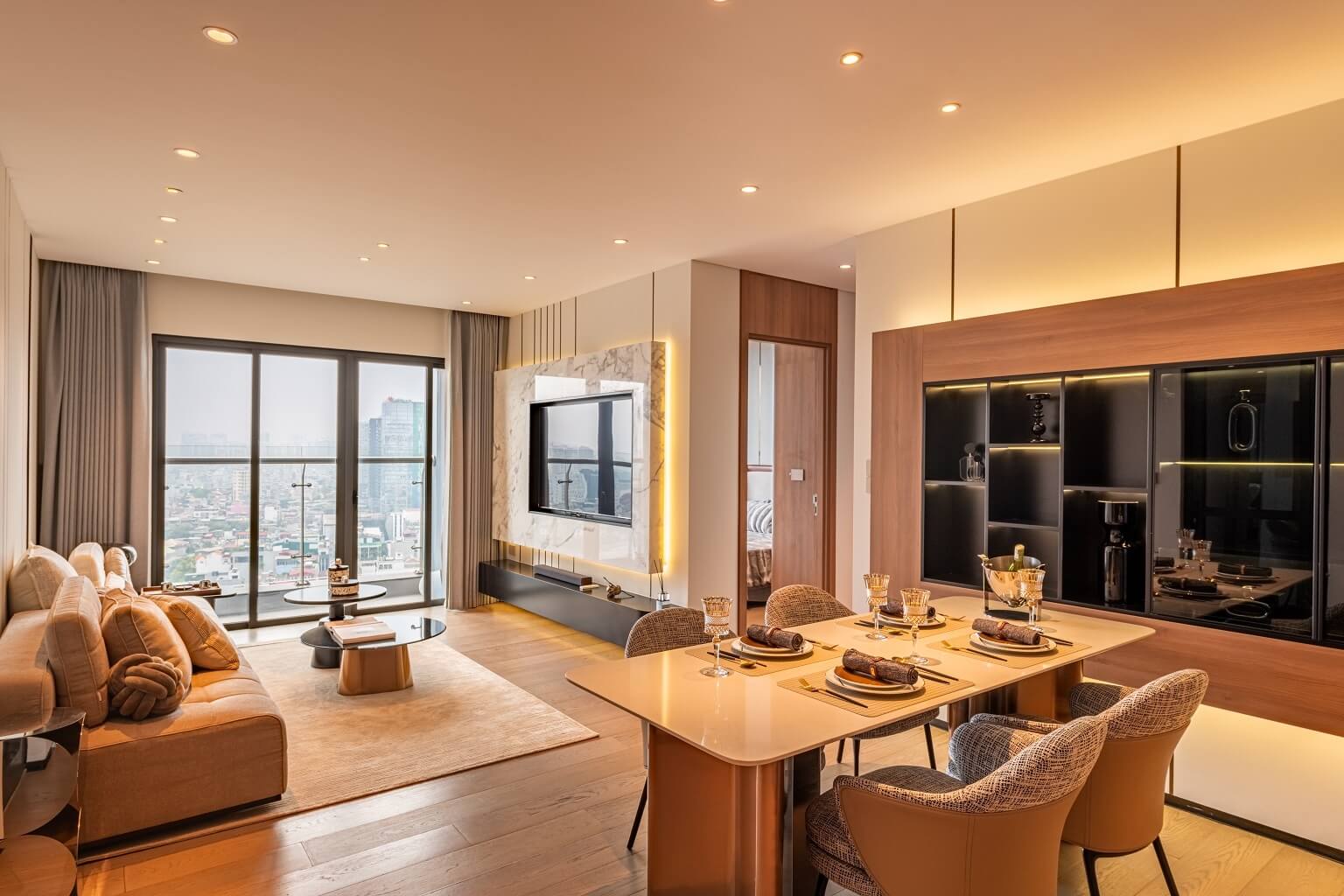 căn hộ mẫu 2 phòng ngủ dự án the nelson private residences 29 láng hạ