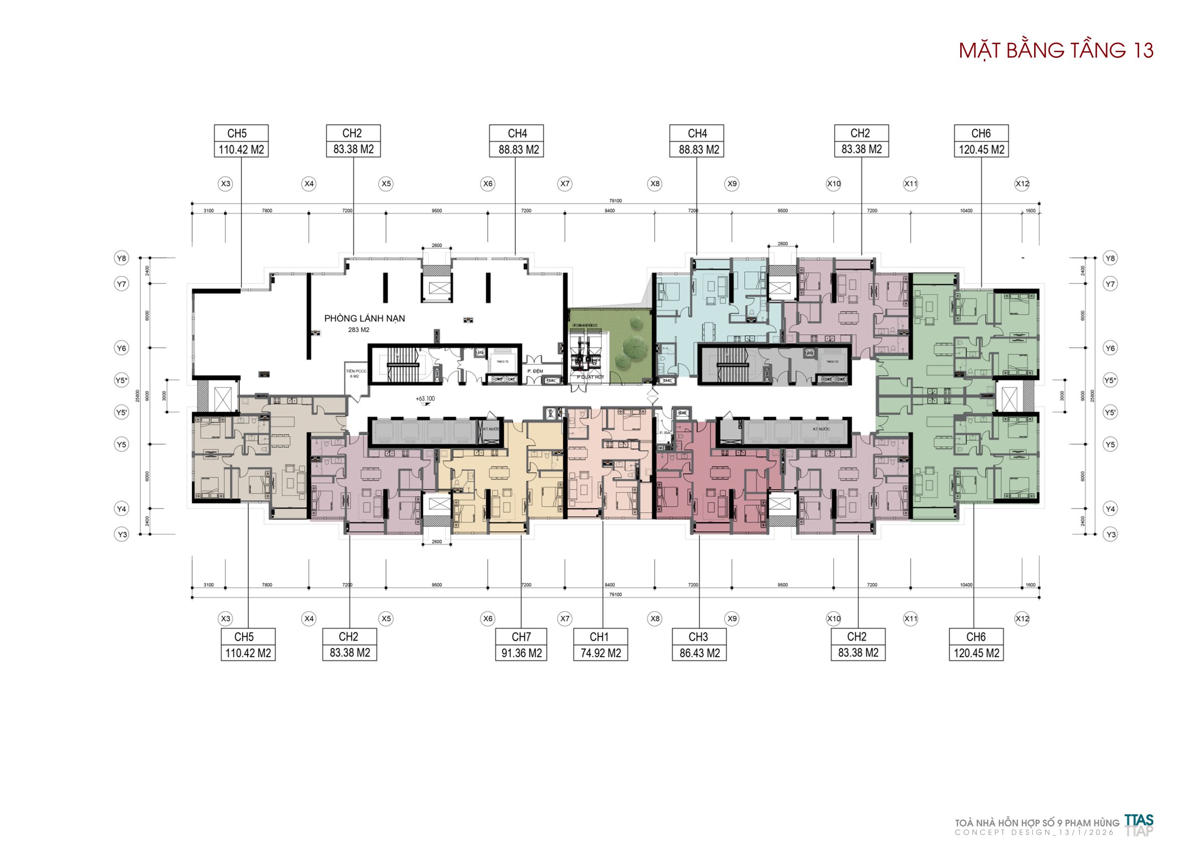 mặt bằng dự án grand era residence số 9 phạm hùng