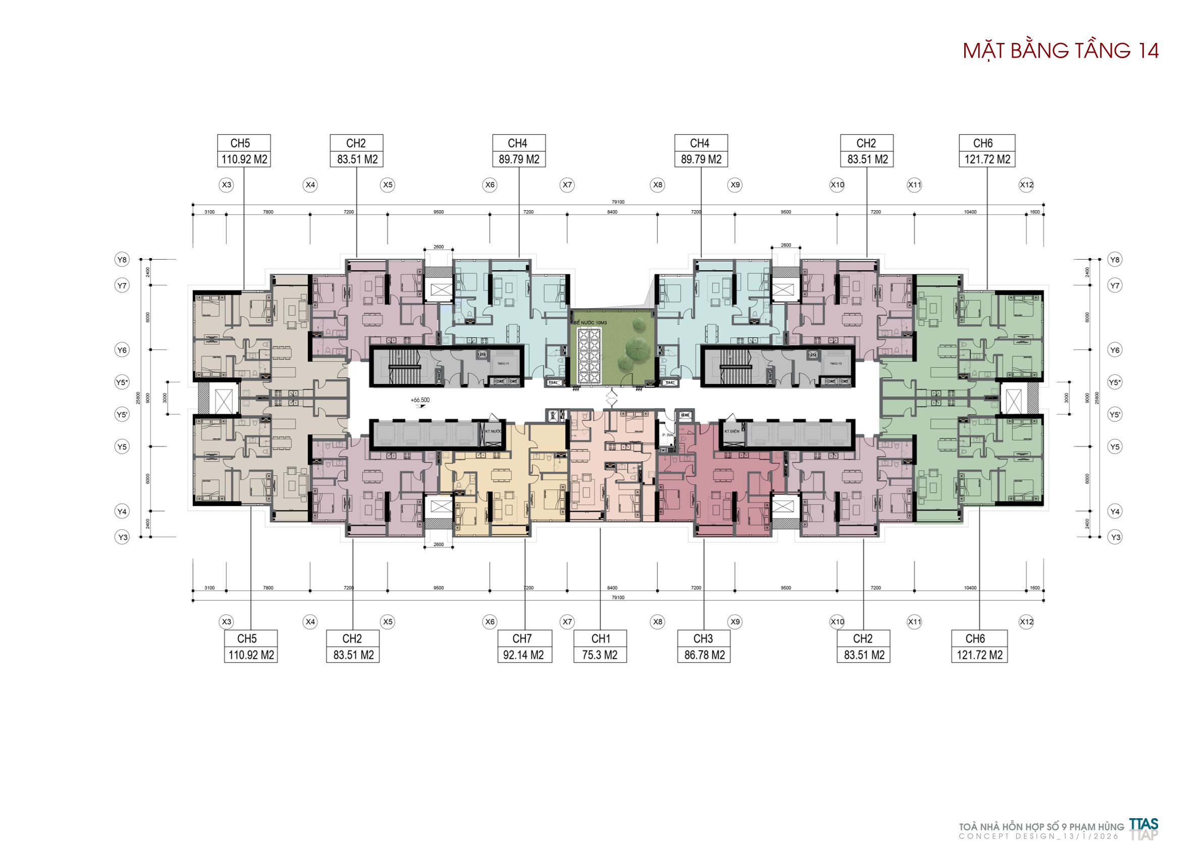 mặt bằng dự án grand era residence số 9 phạm hùng