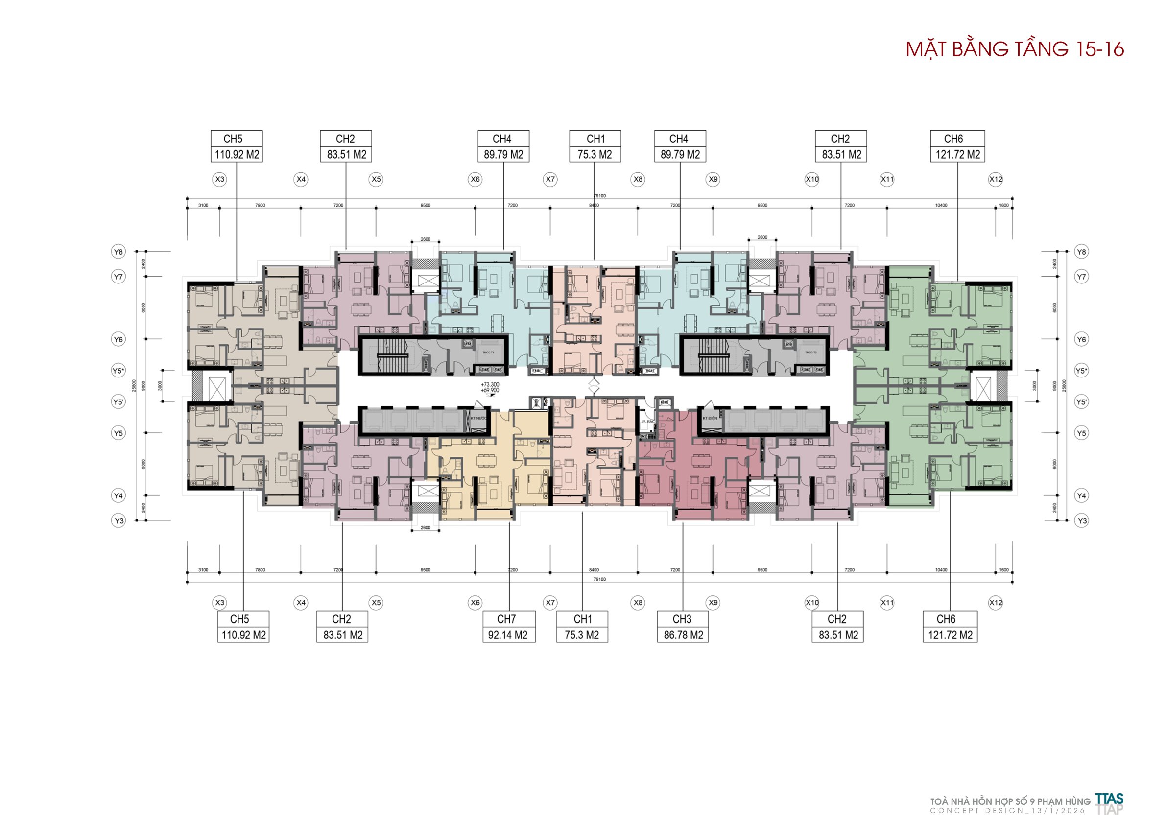 mặt bằng dự án grand era residence số 9 phạm hùng