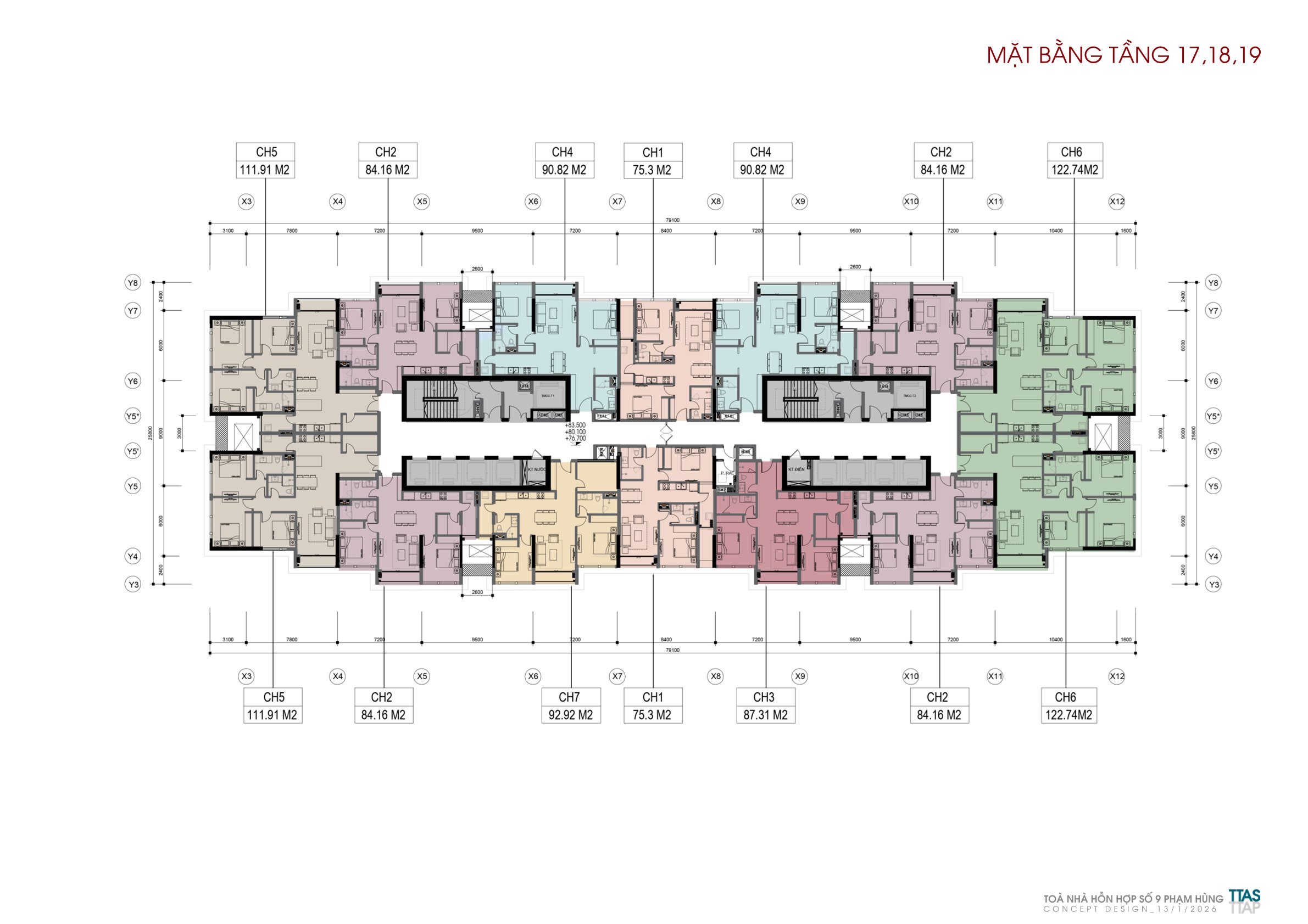 mặt bằng dự án grand era residence số 9 phạm hùng