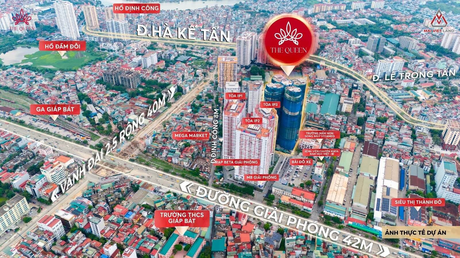 dự án the queen 360 giải phóng