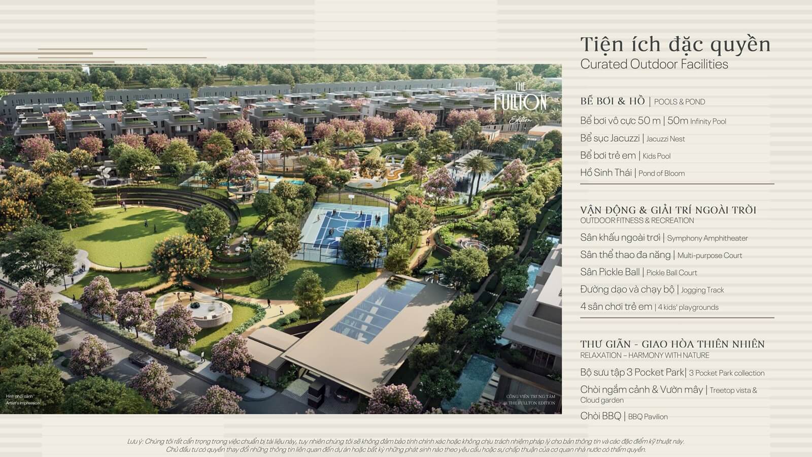 tiện ích dự án the fulton capitaland hưng yên