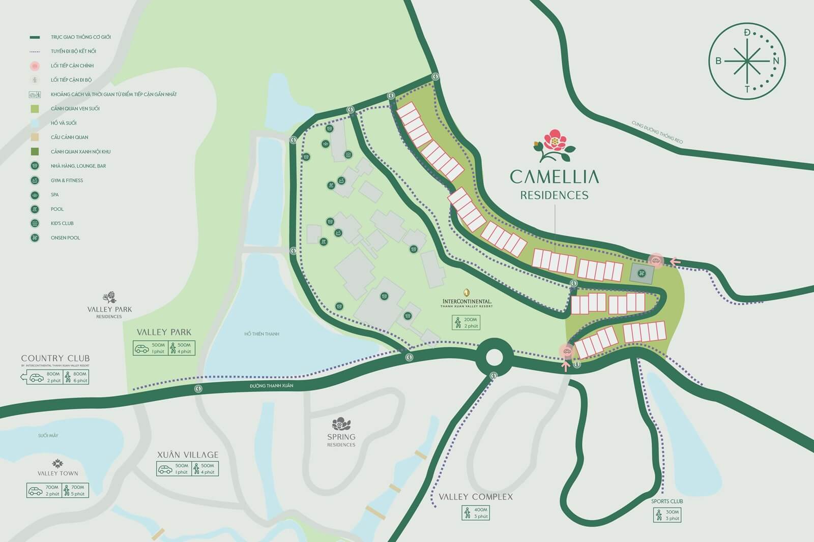 vị trí dự án camellia residences thanh xuân valley